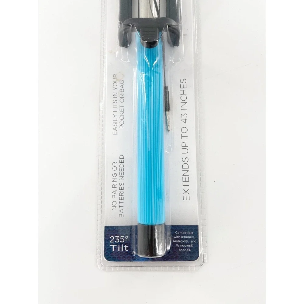 Geek Tek Selfie Stick extends 43 inches Black NIB Phone Accessories‎ Pics
